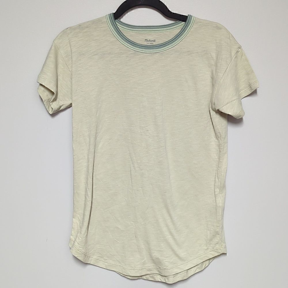 Madewell Green Short Sleeve Shirt NWT